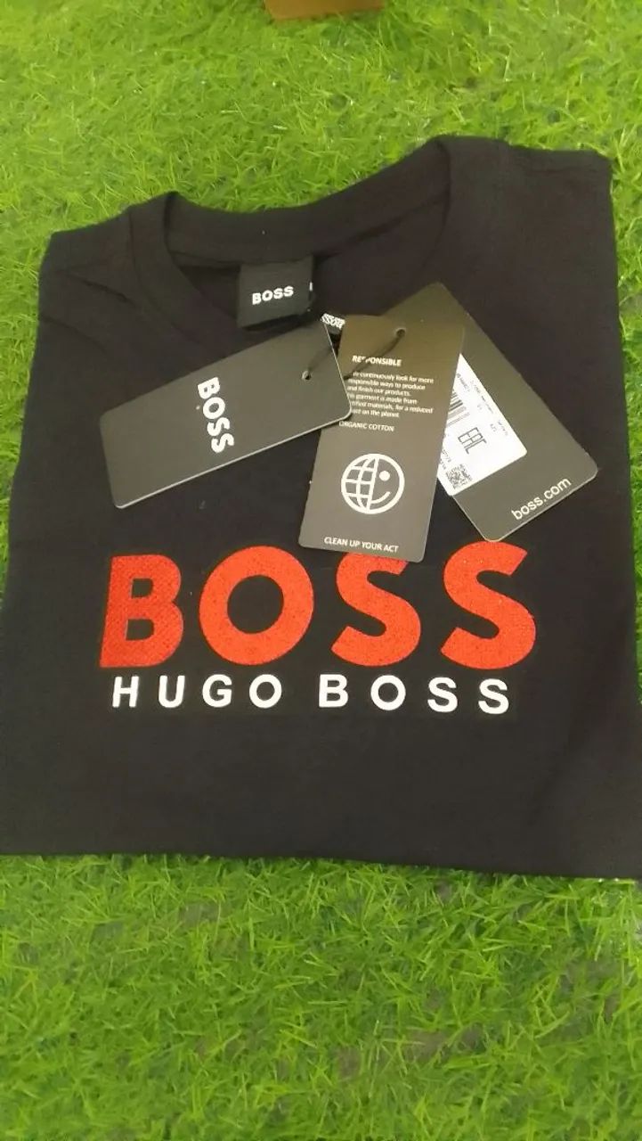 Camiseta BOSS Organic Cotton - Original - Foto 3