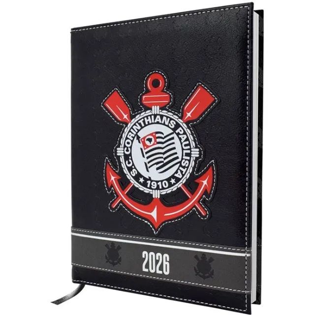 Agenda 2026 Corinthians Capa Dura 168 fls. 134 mm x 190 mm - Dac