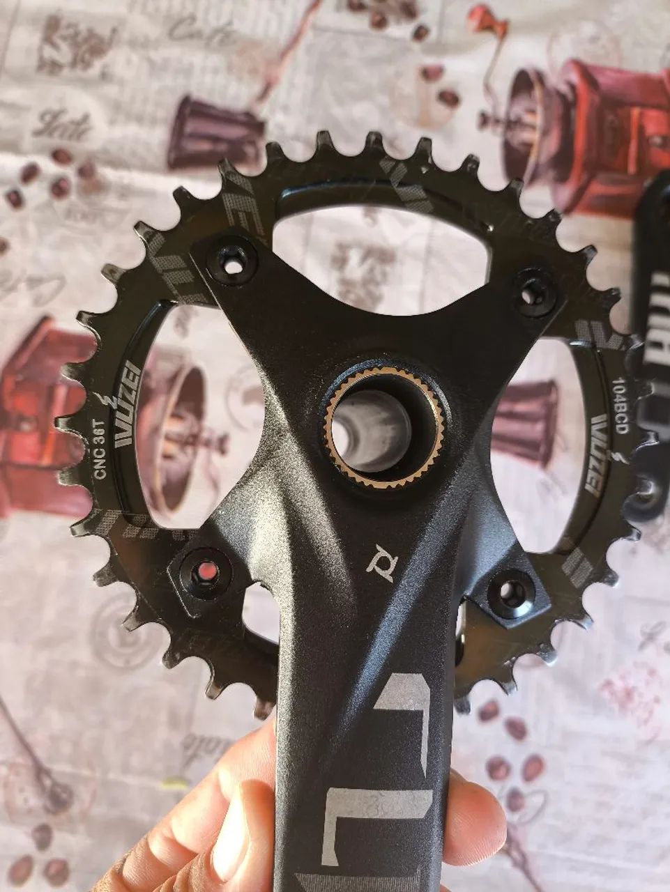 Pedivela MTB 36D coroa única - Foto 4