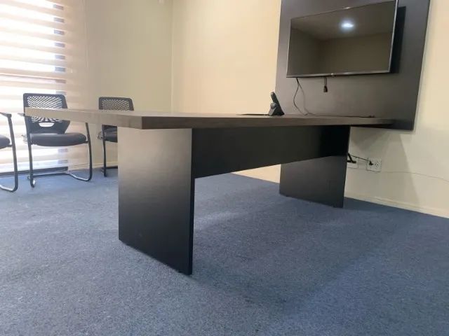 Mesa de Reunião Escritório 2,50m x 1,00m - MDP Resistente - Foto 3