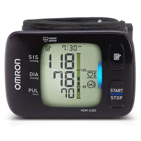 Medidor de pressão digital de pulso OMRON 