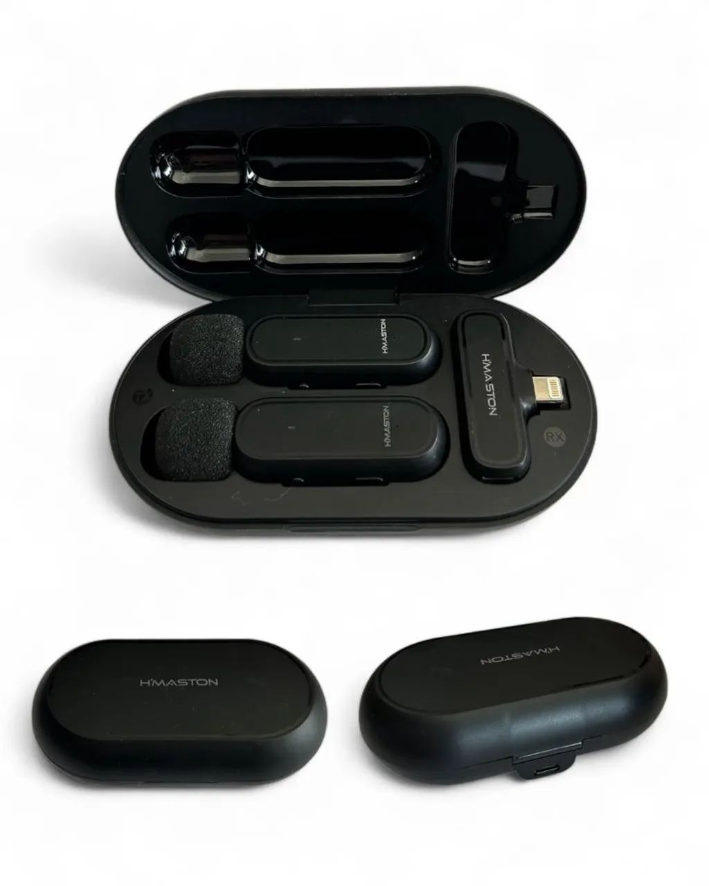 Kit Par de Microfones Lapela Profissional Hmaston MK07 - Foto 2