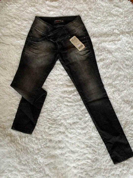 Calça jeans cós baixo - NOVA