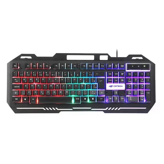 Teclado Semi Mecânico C3Tech KG-40BK RGB - WZetta