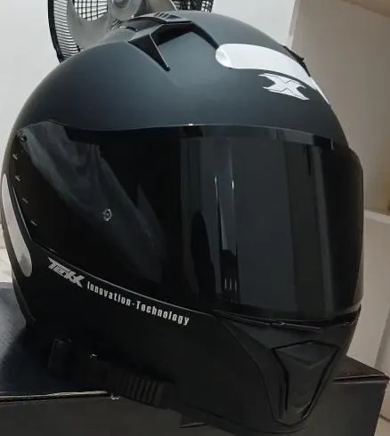 Capacete texx novo de vitrine com 2 viseiras de 700 por apenas 560 moto Honda yamaha