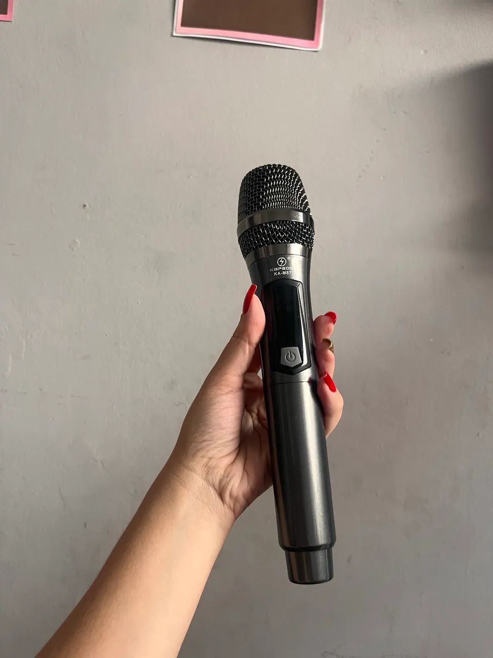 Microfone sem fio 2 unidades  - Foto 3