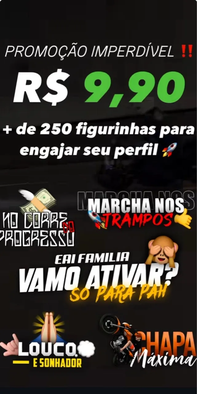 Pack de figurinhas