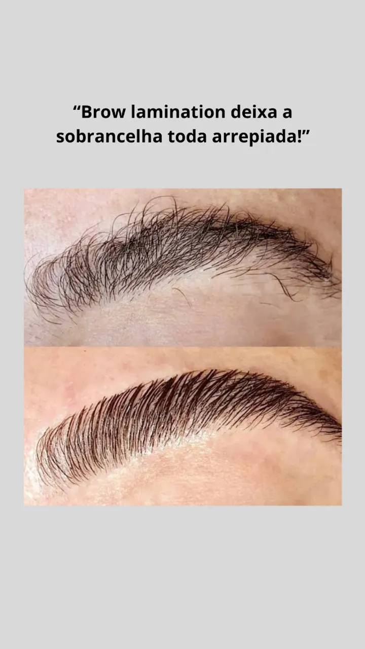 Design sobrancelha/ brow lamination