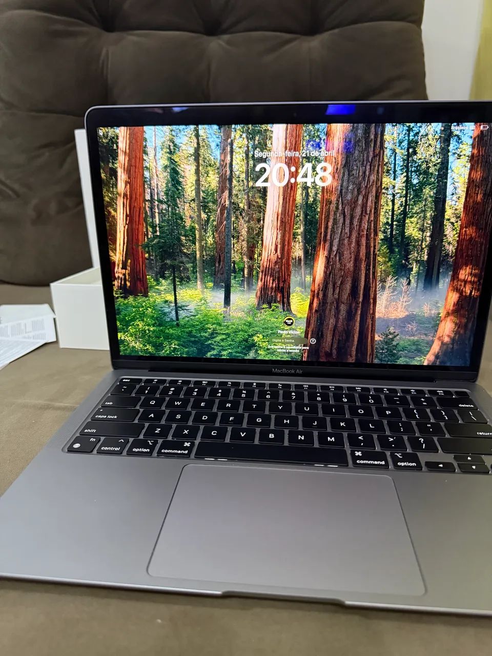 MacBook Air M1 256GB Space Gray impecável - Notebooks - Manaíra