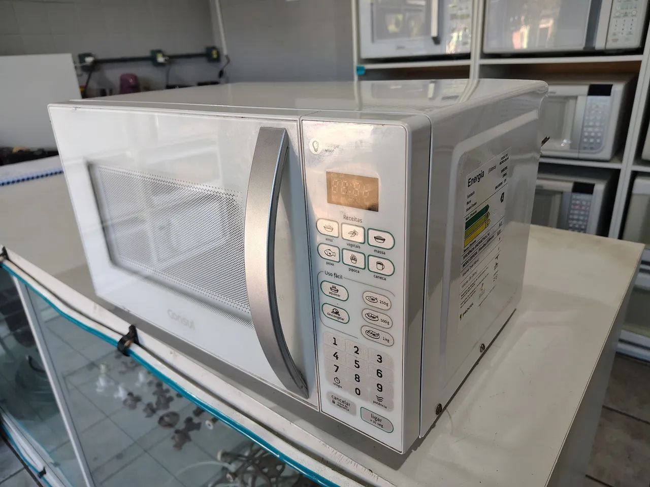 Microondas Cônsul 20 Litros Branco Ótimo Estado Garantia 3 Meses Temos Tele Entrega.  - Foto 2