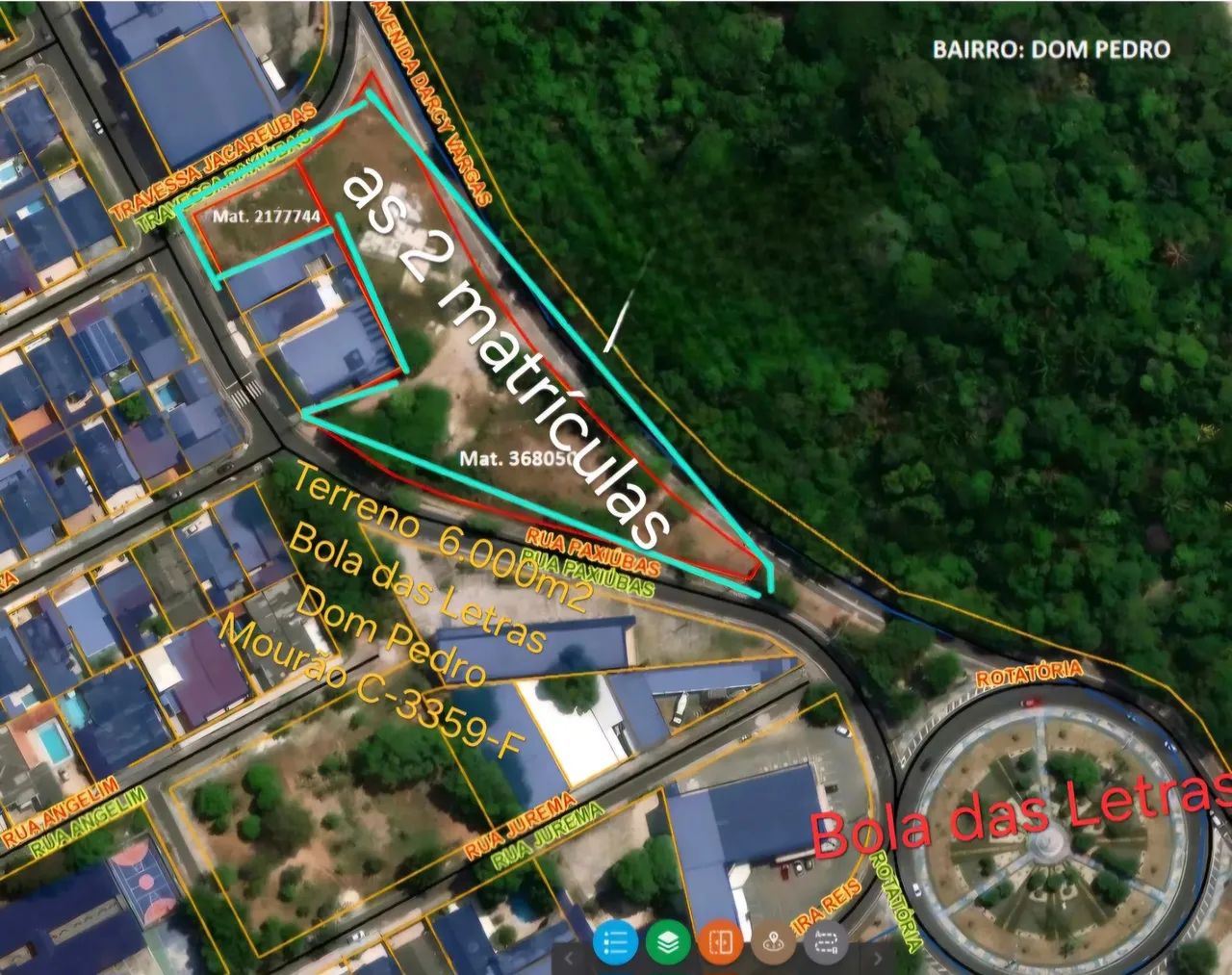 A Joia do Dom Pedro. Terreno 6.000m2 próximo ao Espantalho Pneus. Plano - Foto 3