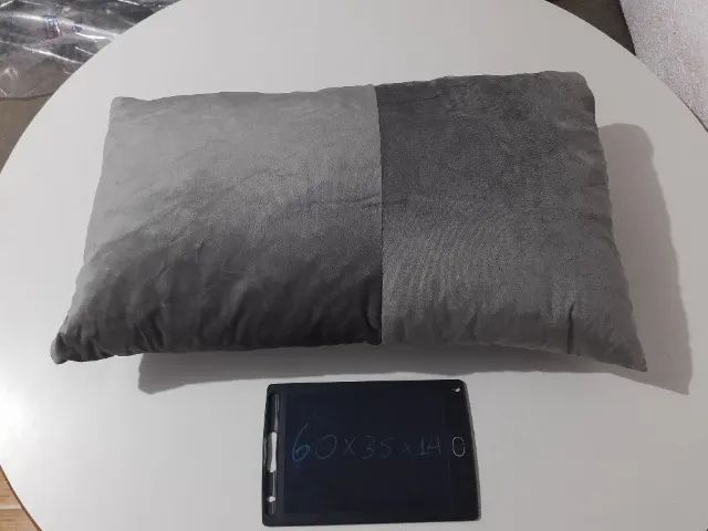 Almofada  Tecido Suede Cinza