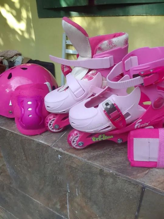 Patins infantil ajustável 