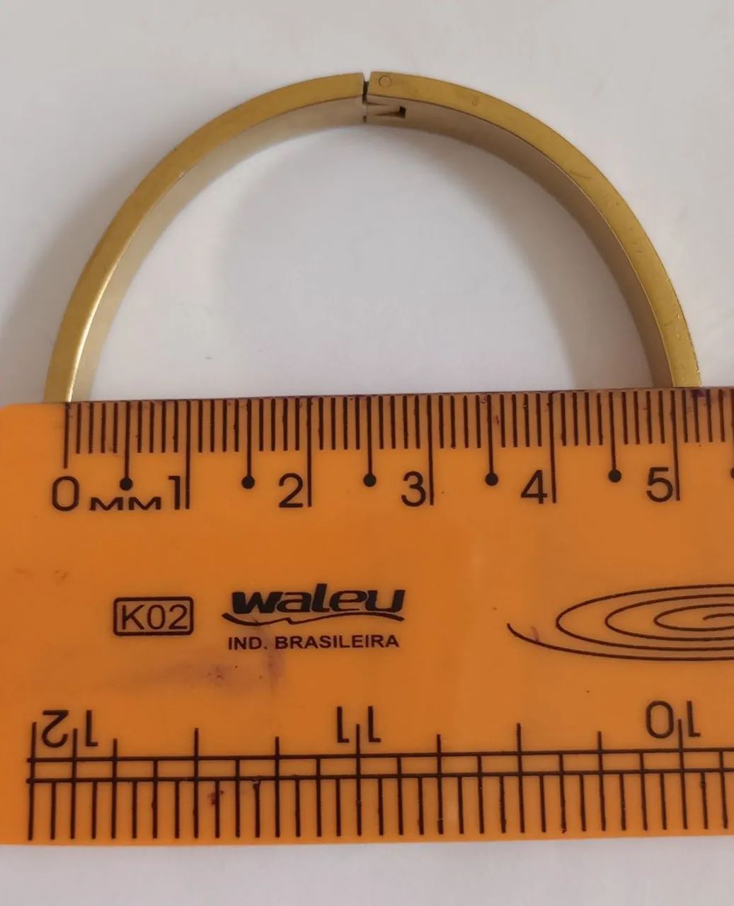 Pulseira dourada de aço inoxidável - Foto 5