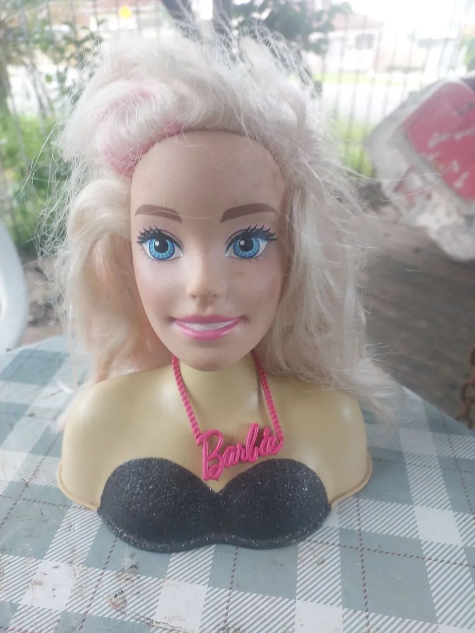 Busto da Barbie pra pentear