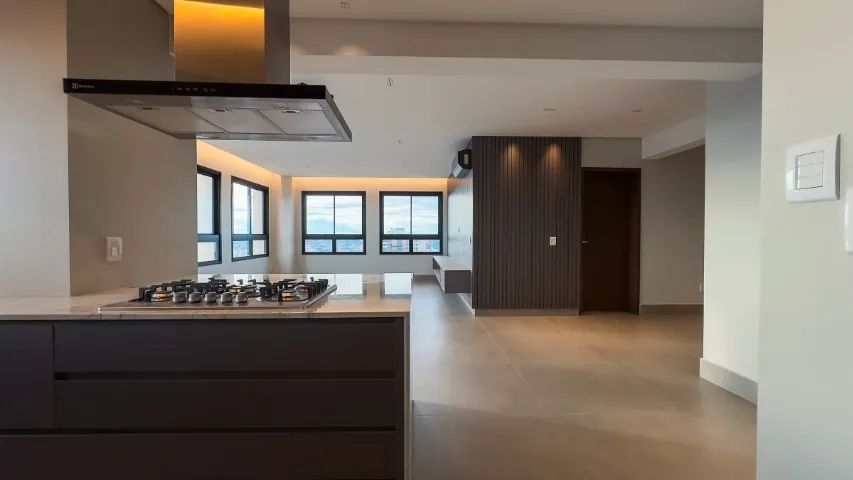 Blanc Casa Design, 137m, 3 suites, semi mobiliado, Setor Bueno, 38 andar vista parque vaca - Foto 3
