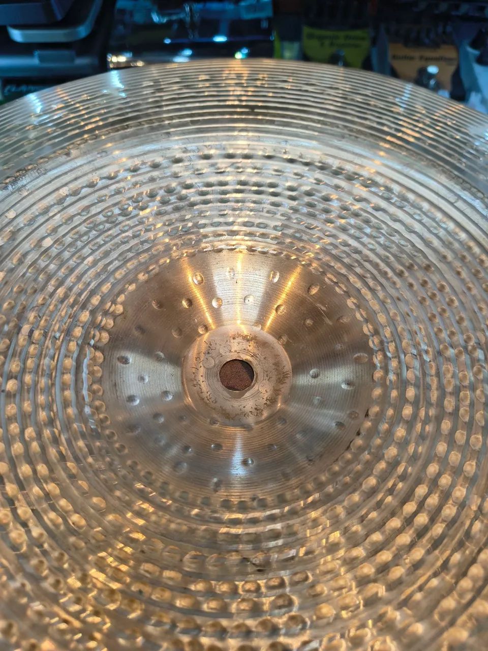 Prato sabian mini china b8x 14 polegadas chinese liga b8 - Foto 5