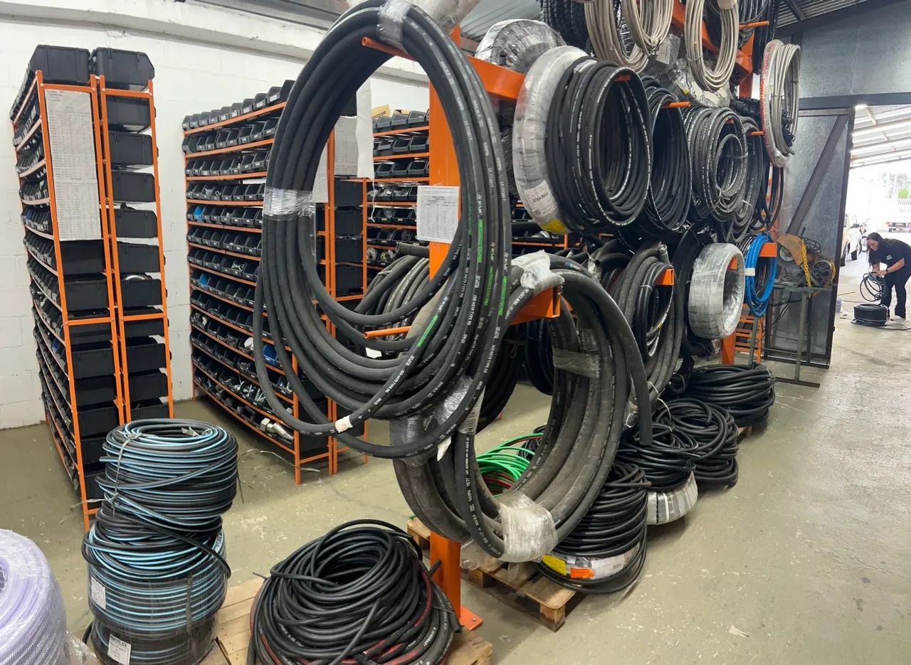 Loja de Mangueiras Hidráulicas COMPLETA 