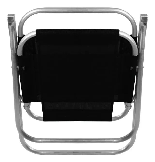 Cadeira De Praia Alumínio Riviera Até 130kg Cor Preto - Foto 6