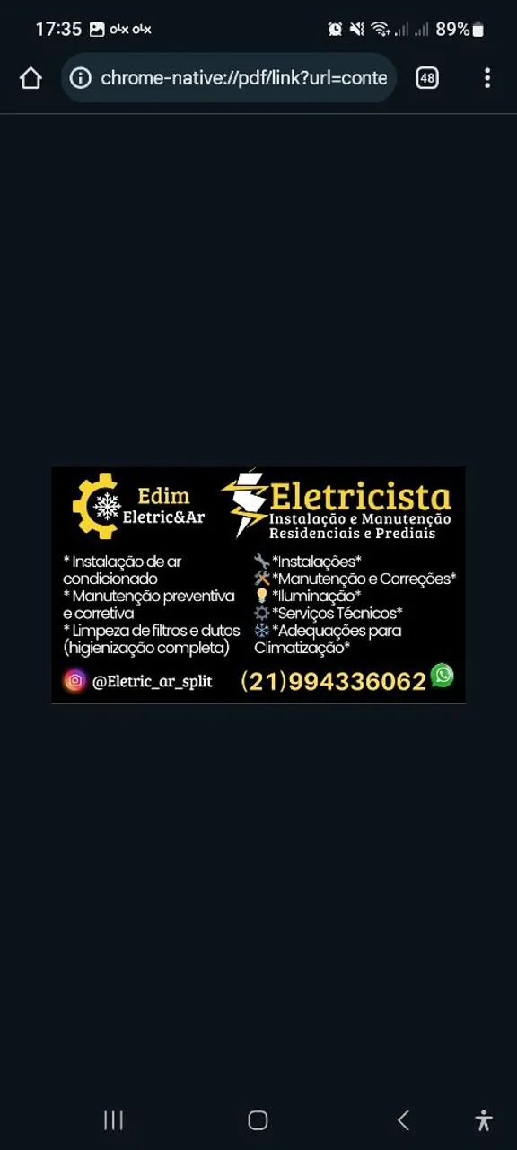 Serviços elétricos 