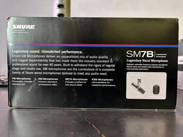 Microfone Shure SM7B Lacrado com NF - Foto 3