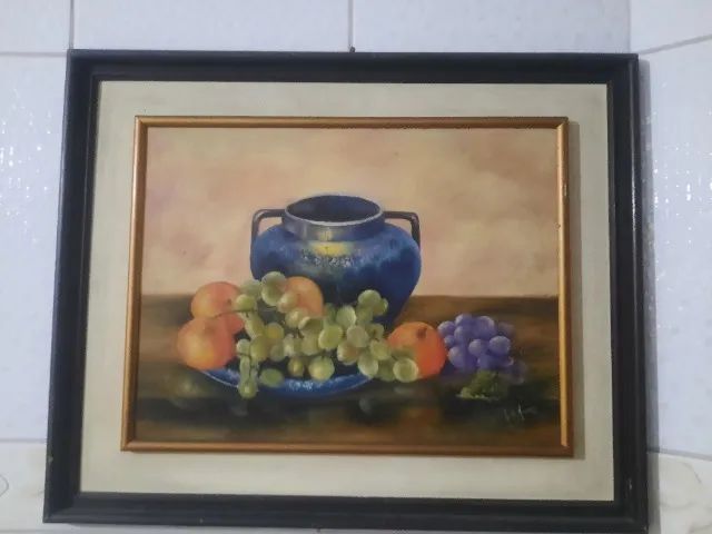 Lote com 5 pinturas - óleo sobre telas  - Foto 2