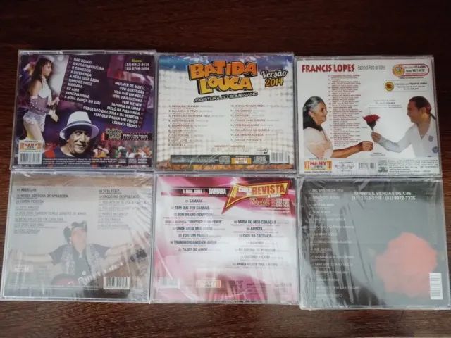 cds forro francis lopes batida louca vanerinho algodao e outros - Foto 2