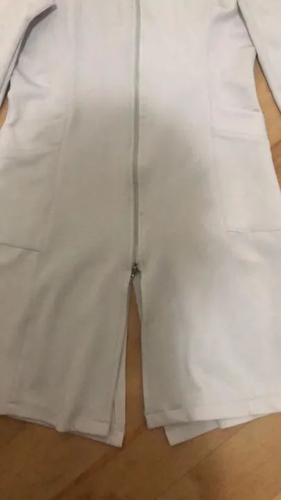 Jaleco Off White tam PP - Foto 3