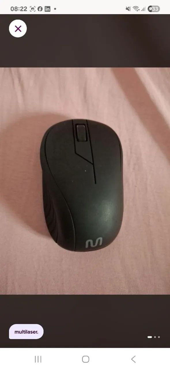 Mouse Multilaser sem fio