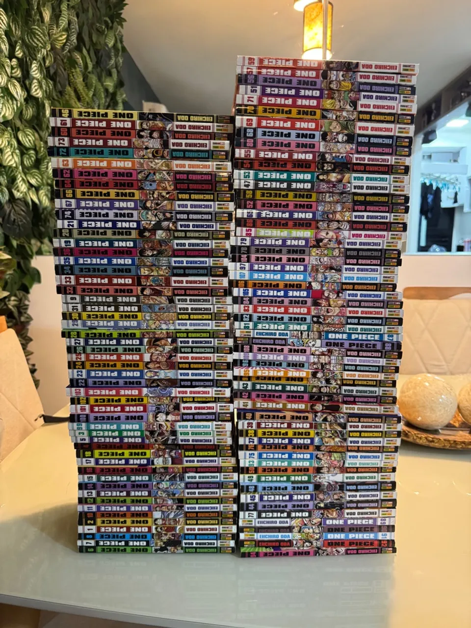 Coleção one piece manga do 1 ao 109