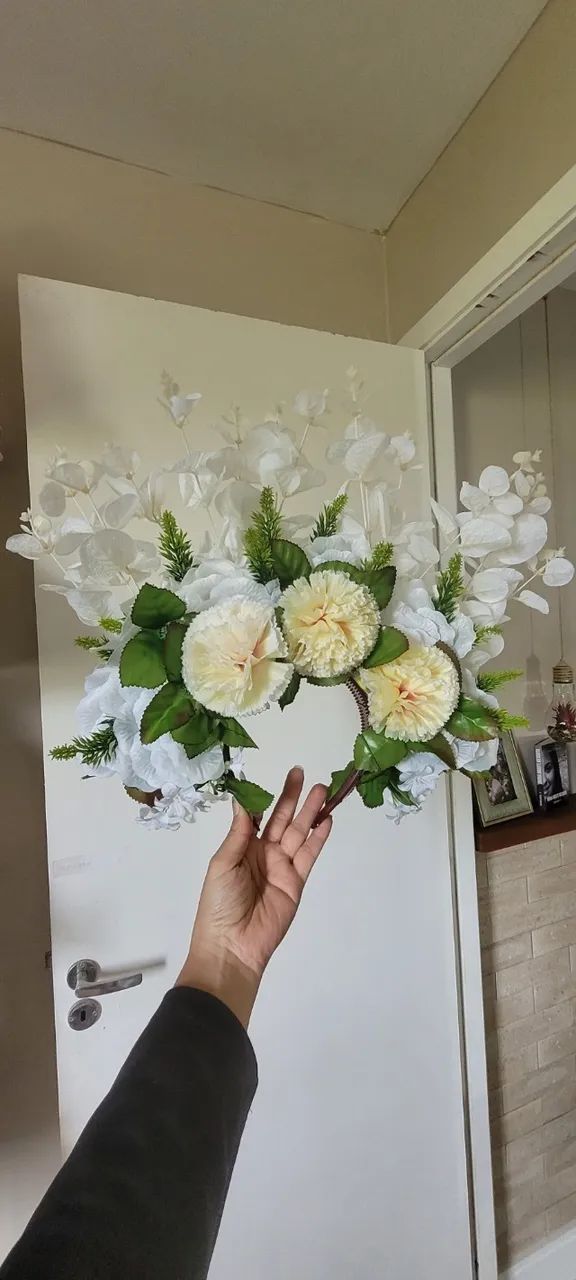 Chapéu de flores para eventos - Foto 5