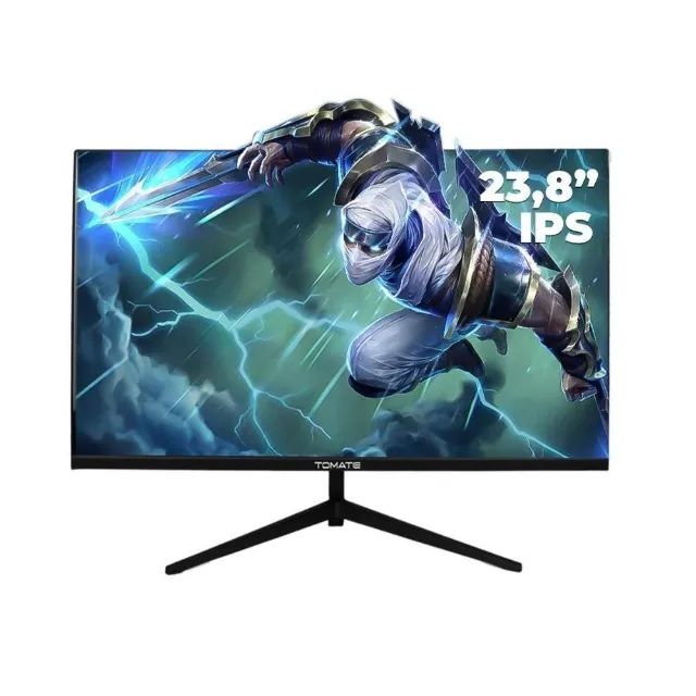 Monitor Pc De Led 23.8 Polegadas 1920-1080tomate Mtm-1124 Cor Preto 110v/220v - Foto 2