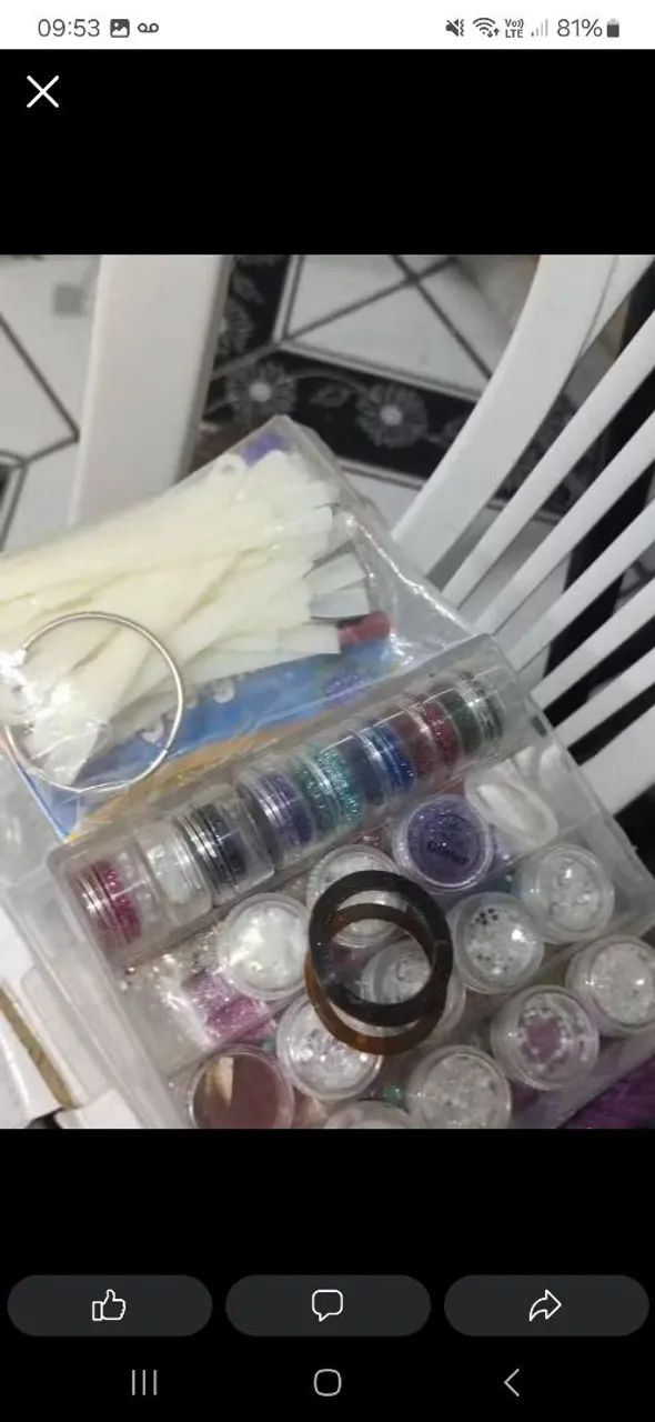 Kit alongamento de Unhas.