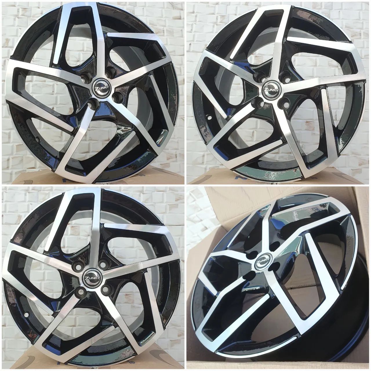 PROMOÇÃO* Jogo de Rodas Aro 17x7, Zk930 Mark8, furação 4x100