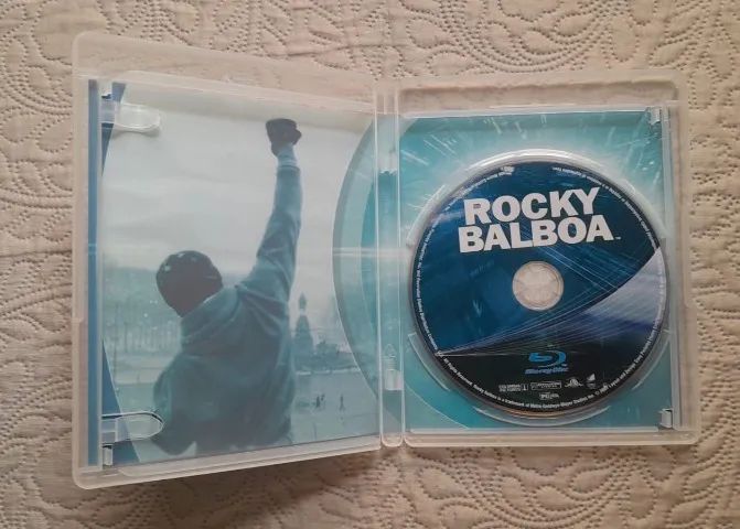 rocky balboa (bluray raríssimo) lombada azul da sony - Foto 4