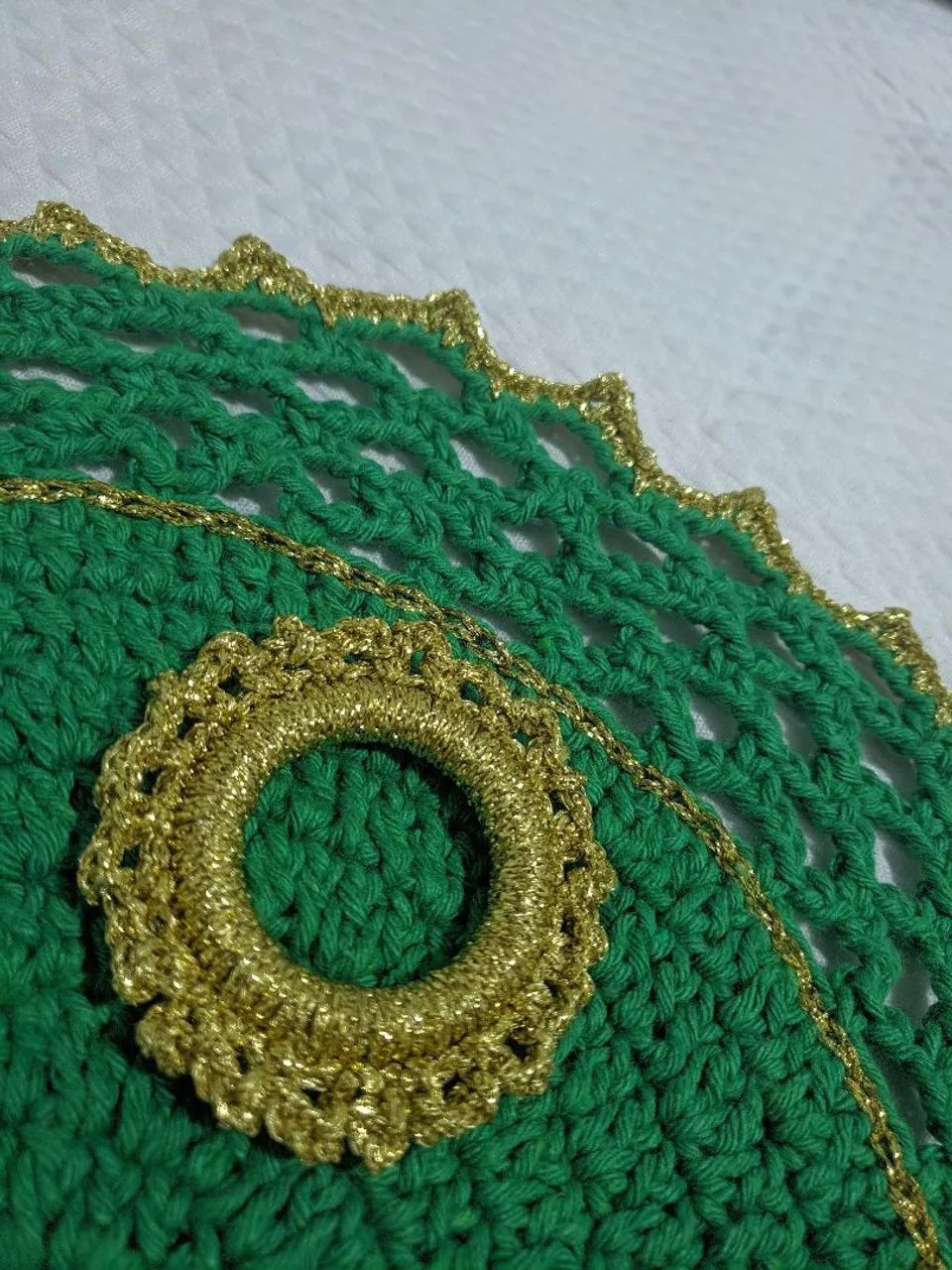 Kit Jogo Americano/Sousplat de natal 6 lugares para mesa posta - Foto 3