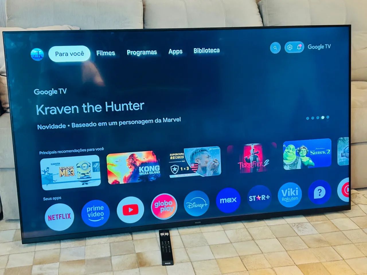 TV LED 65 polegadas Philips  - Foto 2