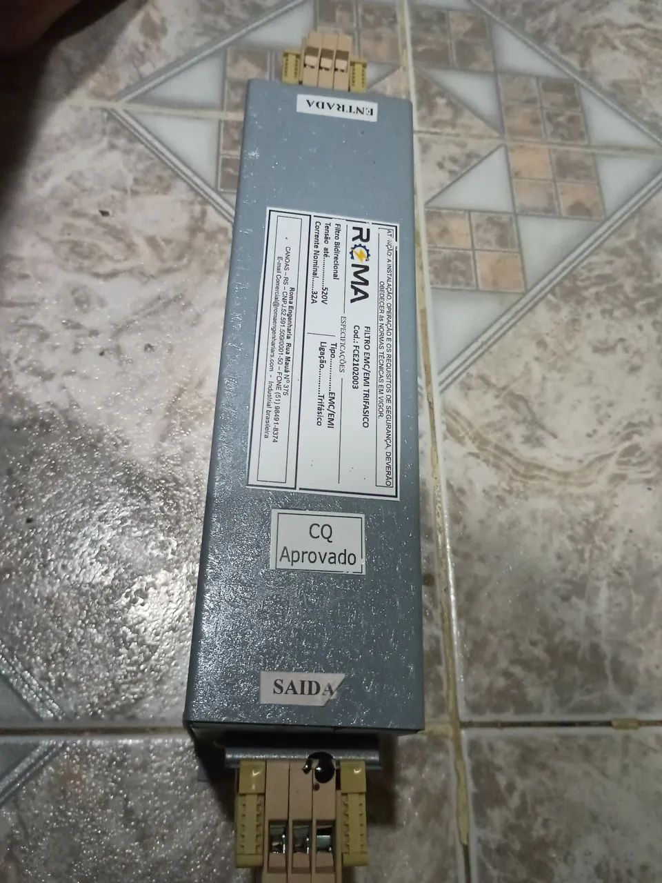 Filtro contra queima de componentes eletrônicos 64297083972995123