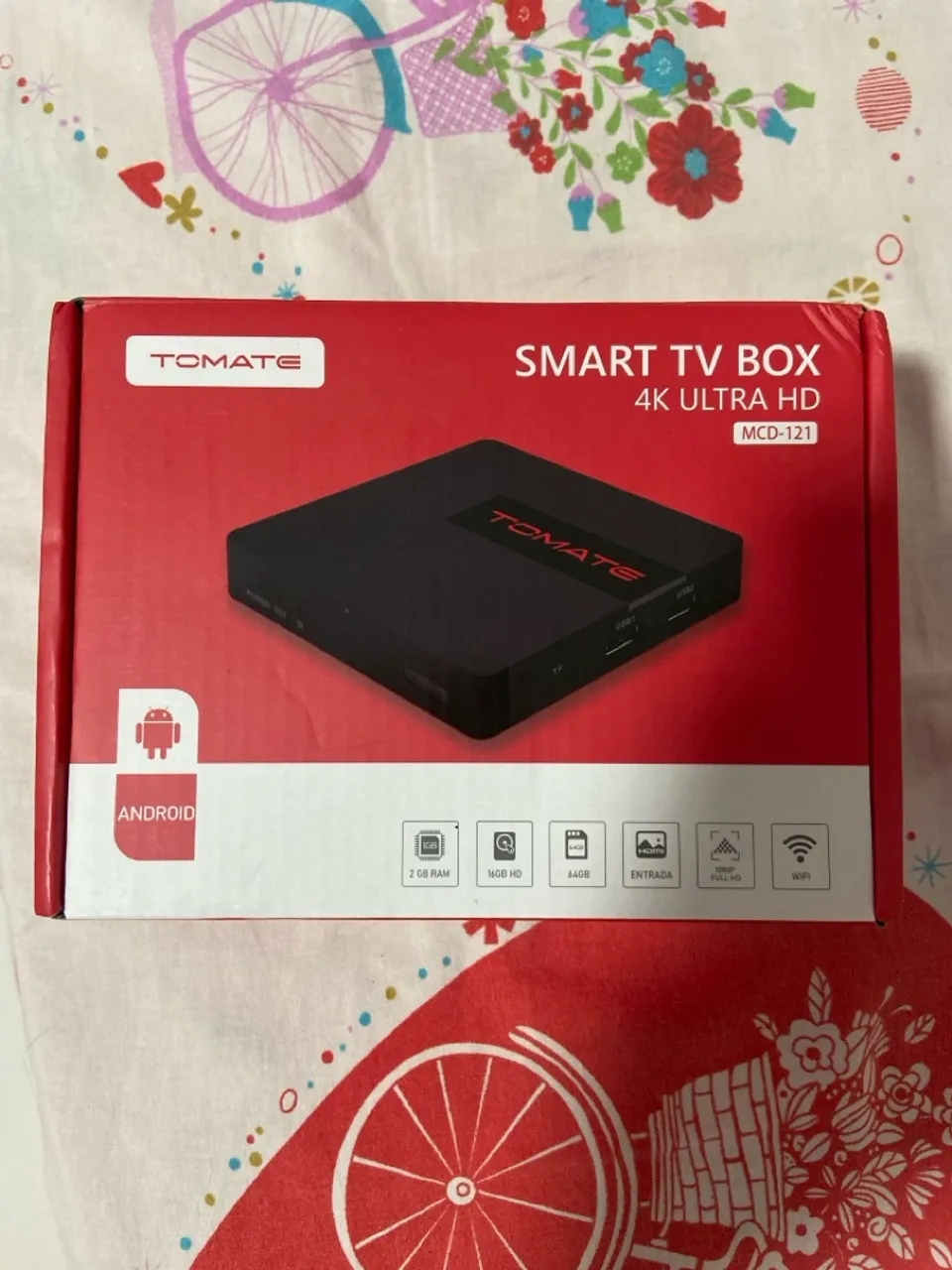 Smart TV Box 4K Ultra HD TOMATE MCD-121