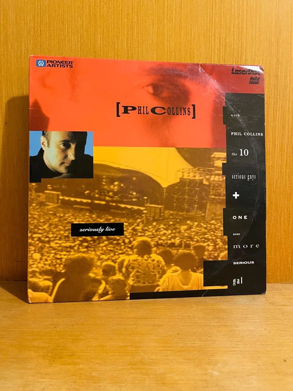 Phil Collins - Seriously Live Laser Disc LD Duplo importado
