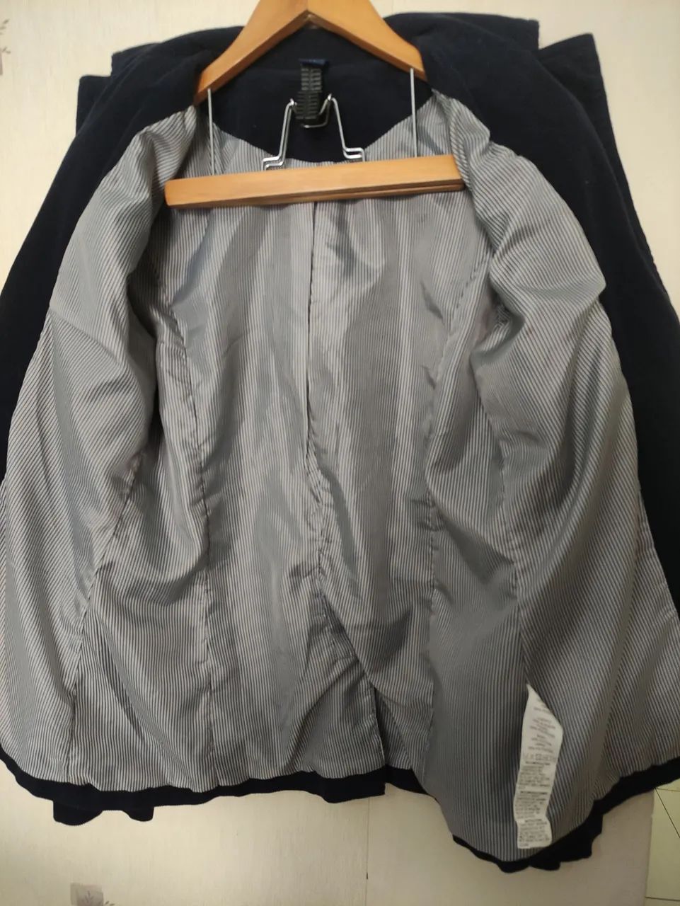 HERING BLAZER VELUDO COTELE AZUL MARINHO alongado TAM P ( até 42) 145,00 - Foto 2