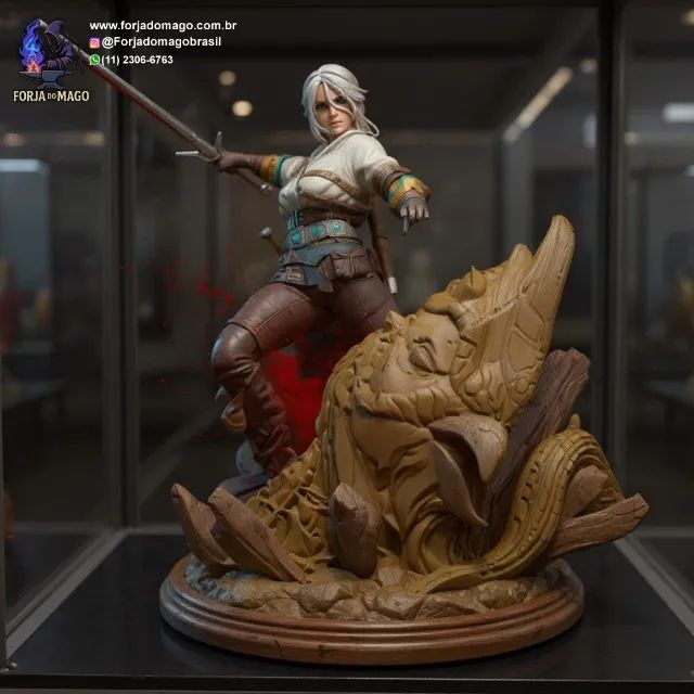 Action Figure The Witcher Yennefer e Ciri - Foto 2