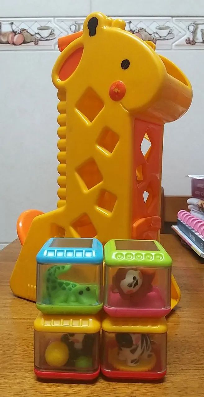 Girafa com blocos didáticos Fisher-Price - Foto 2
