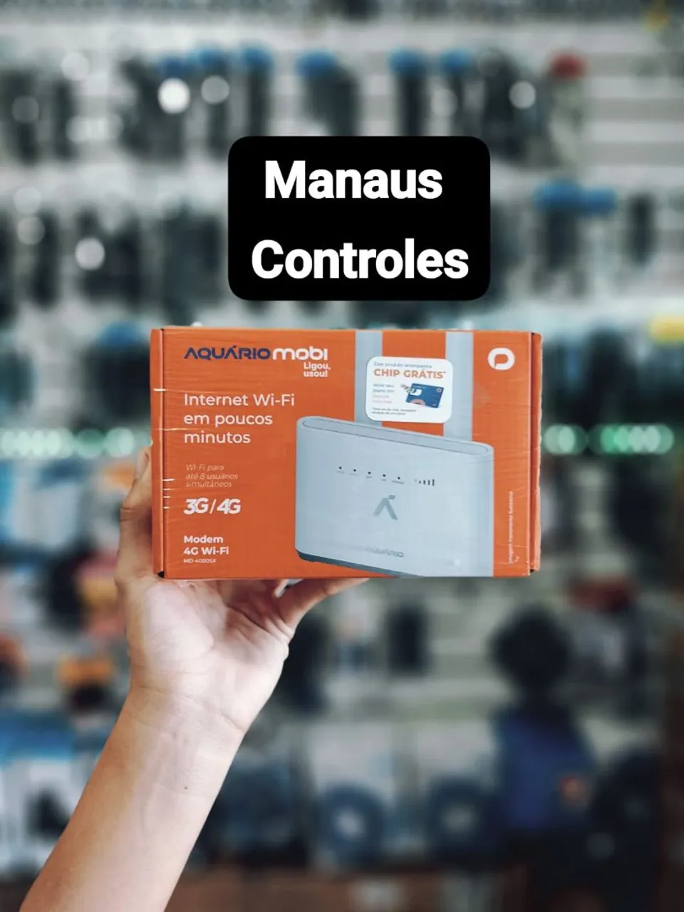 Modem 4G Wi-Fi Aquário Mobi - Internet em Minutos