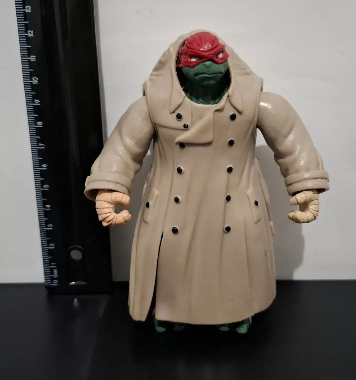 Tartarugas Ninja Raphael Turtle Raincoat Playmates 2014 - Foto 3