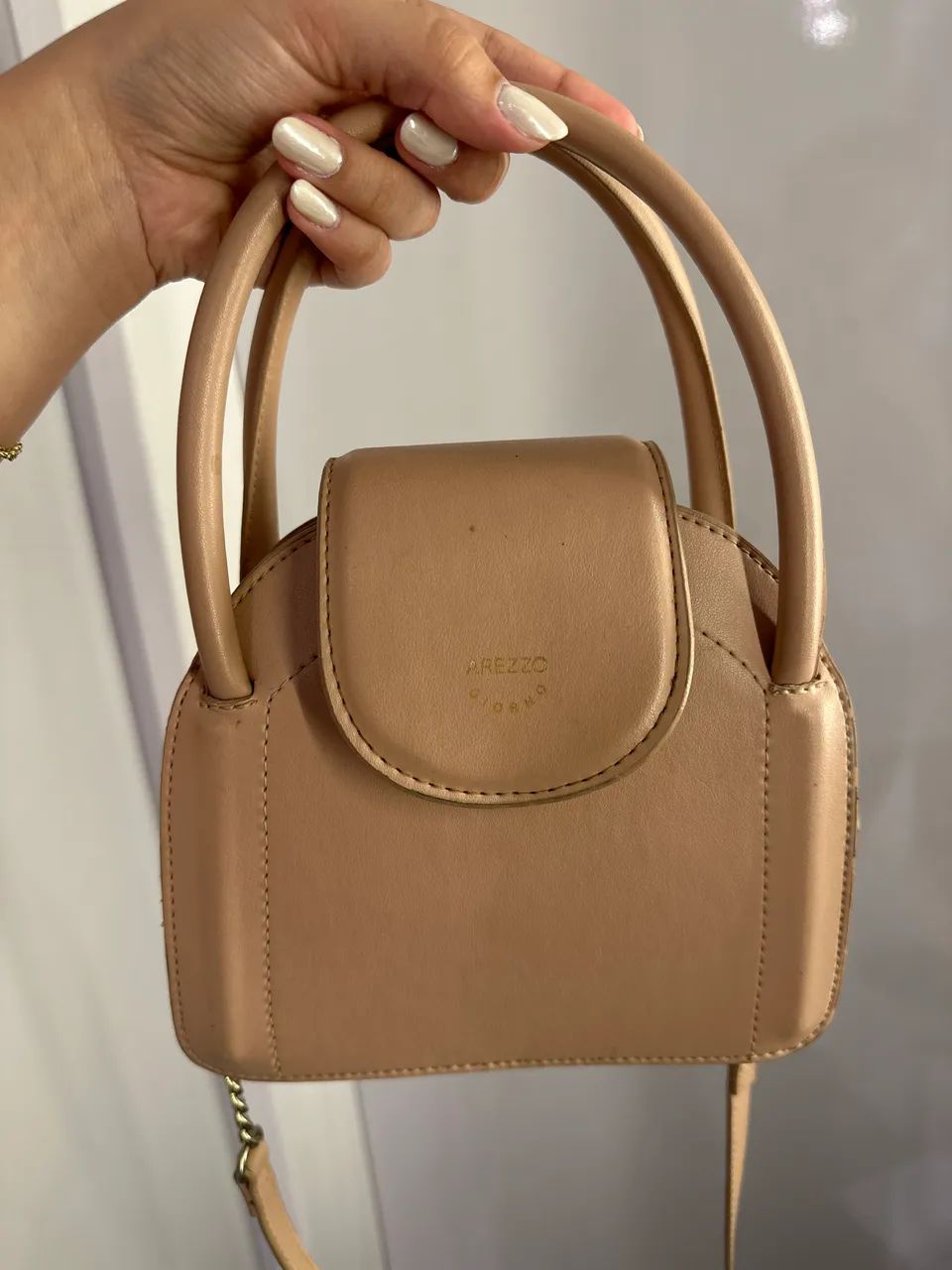 Bolsa Arezzo bege  - Foto 2