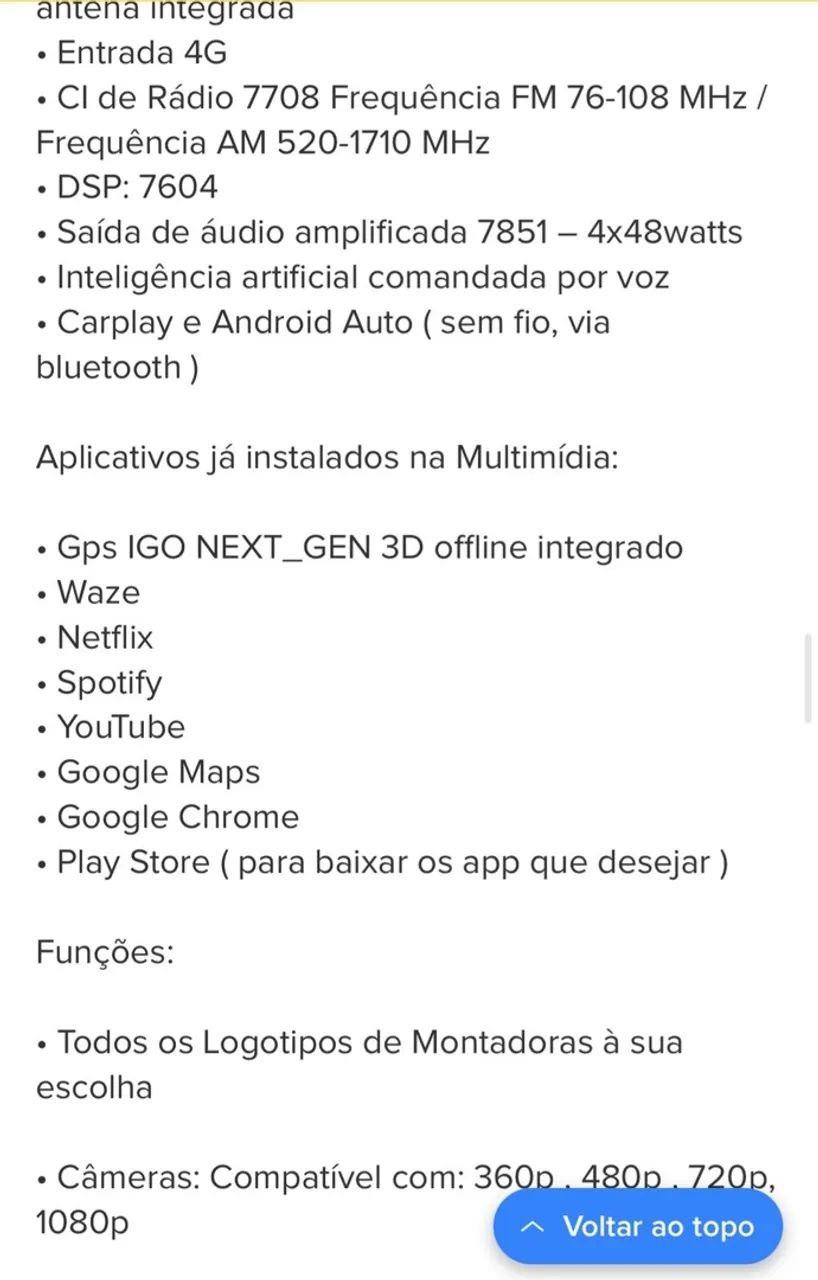 Multimídia Lenovo Sw4 2017 Acima Octacore 6+128gb Qled 9p - Foto 2