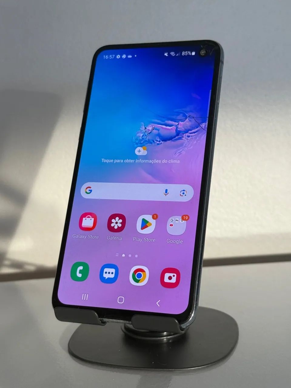 Samsung Galaxy S10E 128gb Azul - COM TRINCADOS - R$550,00 ou em até 12x no cartão  - Foto 5