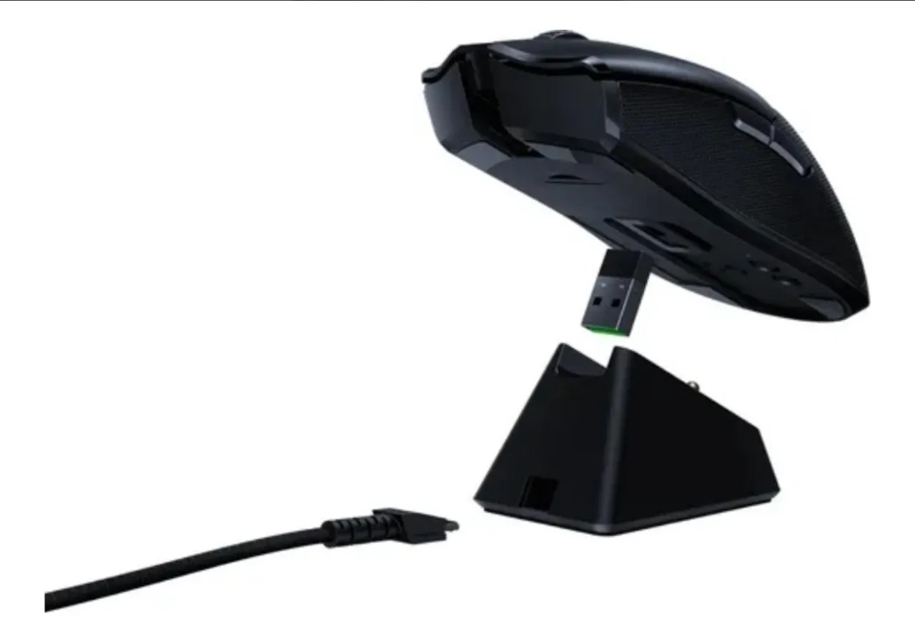 Mouse Gamer Sem Fio com Carregamento e Dock
