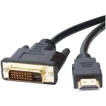 Cabo Hdmi Macho para Dvi-d 24+1 Pinos 2 Metros  Hdmi-2 (Entrega Grátis)